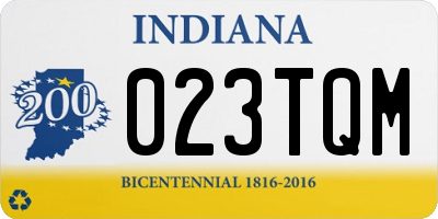 IN license plate 023TQM