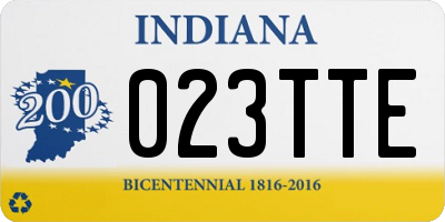 IN license plate 023TTE