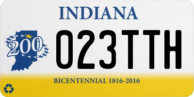 IN license plate 023TTH