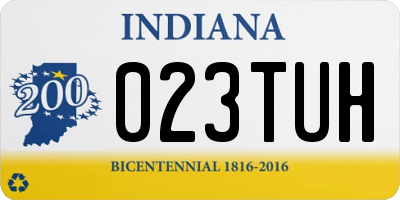 IN license plate 023TUH