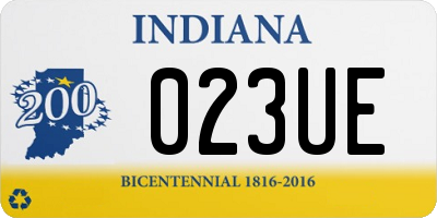 IN license plate 023UE