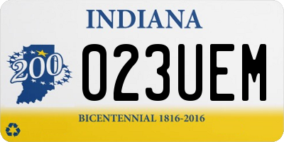 IN license plate 023UEM