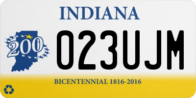 IN license plate 023UJM