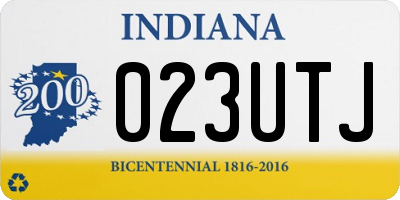 IN license plate 023UTJ