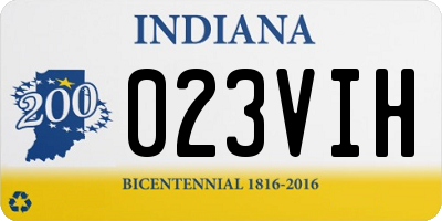 IN license plate 023VIH