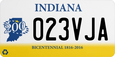 IN license plate 023VJA