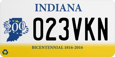IN license plate 023VKN