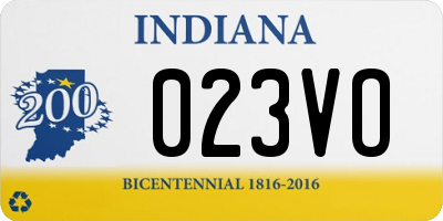 IN license plate 023VO