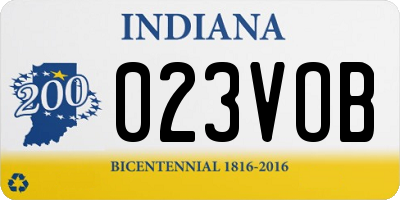 IN license plate 023VOB