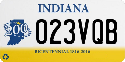 IN license plate 023VQB