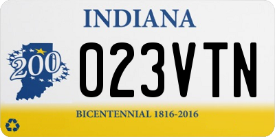 IN license plate 023VTN