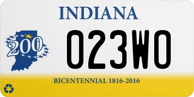 IN license plate 023WO