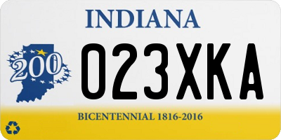 IN license plate 023XKA
