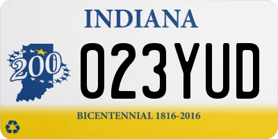 IN license plate 023YUD