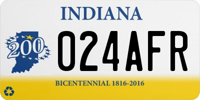 IN license plate 024AFR