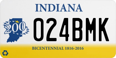 IN license plate 024BMK