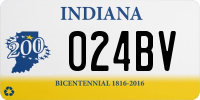 IN license plate 024BV