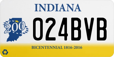 IN license plate 024BVB