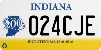 IN license plate 024CJE