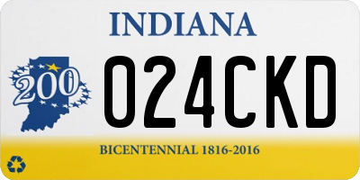 IN license plate 024CKD