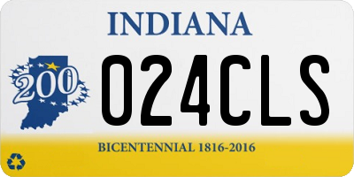 IN license plate 024CLS