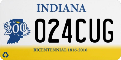 IN license plate 024CUG