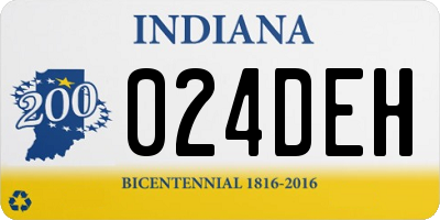 IN license plate 024DEH