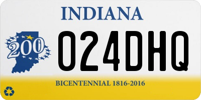IN license plate 024DHQ