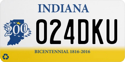 IN license plate 024DKU