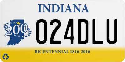 IN license plate 024DLU