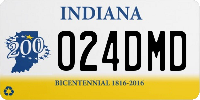 IN license plate 024DMD