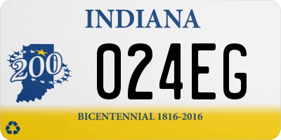 IN license plate 024EG