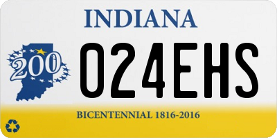 IN license plate 024EHS