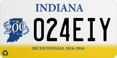 IN license plate 024EIY