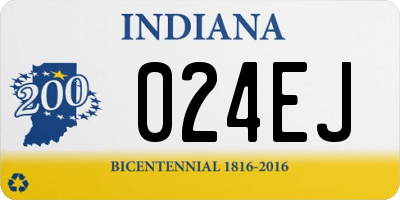 IN license plate 024EJ