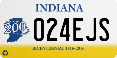 IN license plate 024EJS