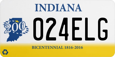 IN license plate 024ELG
