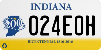 IN license plate 024EOH