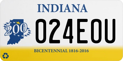 IN license plate 024EOU