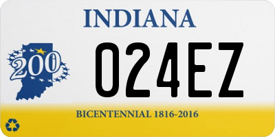 IN license plate 024EZ