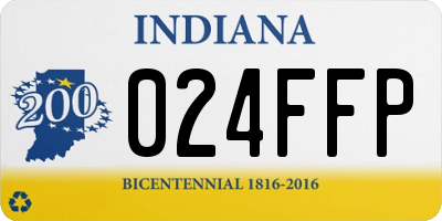 IN license plate 024FFP
