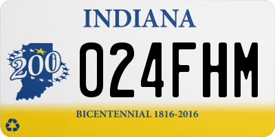 IN license plate 024FHM
