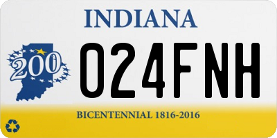 IN license plate 024FNH