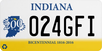 IN license plate 024GFI