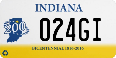 IN license plate 024GI