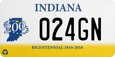 IN license plate 024GN