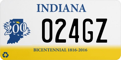 IN license plate 024GZ