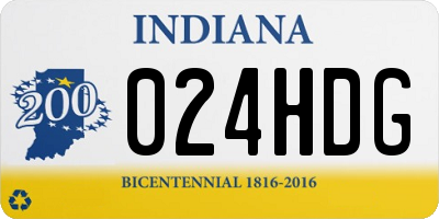 IN license plate 024HDG