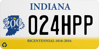 IN license plate 024HPP
