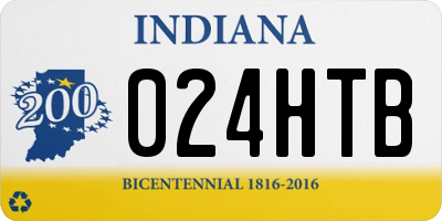 IN license plate 024HTB